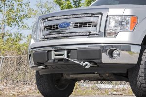 Ford F-150 Hidden Winch Mounting Plate - Front - Rough Country - '09-'14 Ford F-150 Hidden Winch Mounting Plate - Front - Rough Country - '09-'14